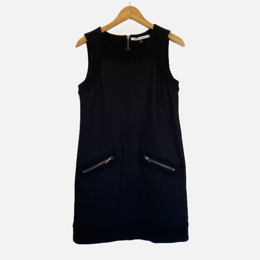 Diane von Furstenberg Jerry Lee Dress Black Size 6